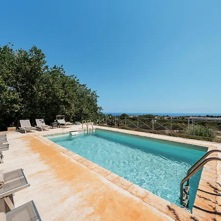 Villa Helloapulia Blu Ocean - Panoramic Trulli With Sea View, Private Pool And Garden - - Pet Friendly *