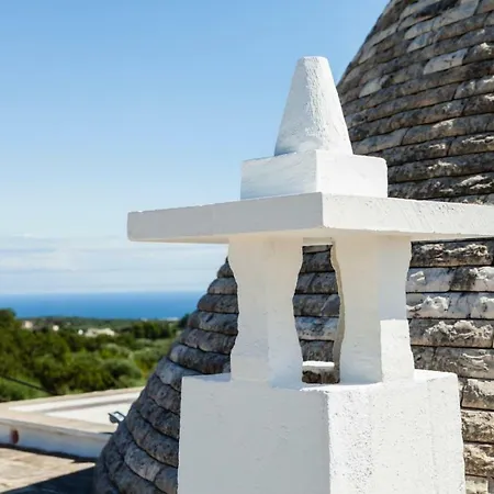 Helloapulia Blu Ocean - Panoramic Trulli With Sea View, Private Pool And Garden - - Pet Friendly Villa Monopoli