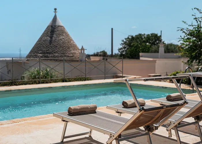 Helloapulia Blu Ocean - Panoramic Trulli With Sea View, Private Pool And Garden - - Pet Friendly