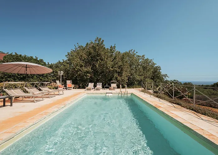 Helloapulia Blu Ocean - Panoramic Trulli With Sea View, Private Pool And Garden - - Pet Friendly 别墅 *