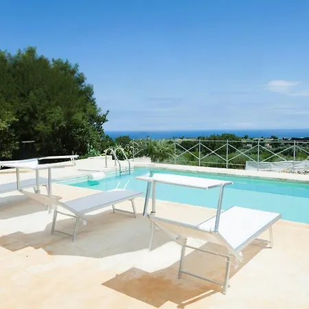 Helloapulia Blu Ocean - Panoramic Trulli With Sea View, Private Pool And Garden - Monopoli