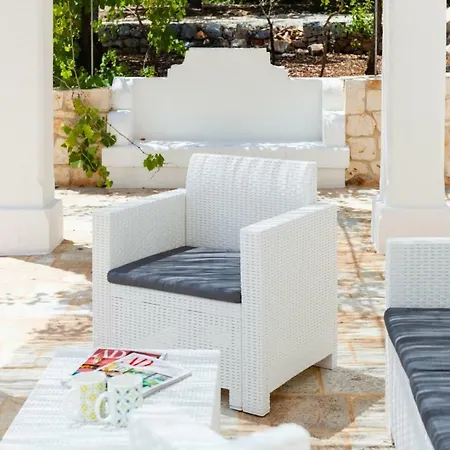 Helloapulia Blu Ocean - Panoramic Trulli With Sea View, Private Pool And Garden - Villa