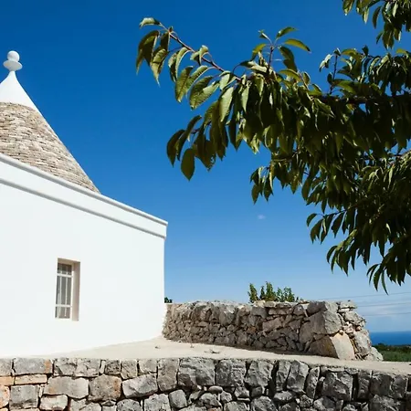 Helloapulia Blu Ocean - Panoramic Trulli With Sea View, Private Pool And Garden - *