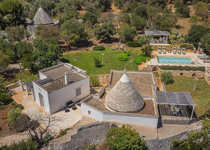 Helloapulia Blu Ocean - Panoramic Trulli With Sea View, Private Pool And Garden - - Pet Friendly * モノーポリ