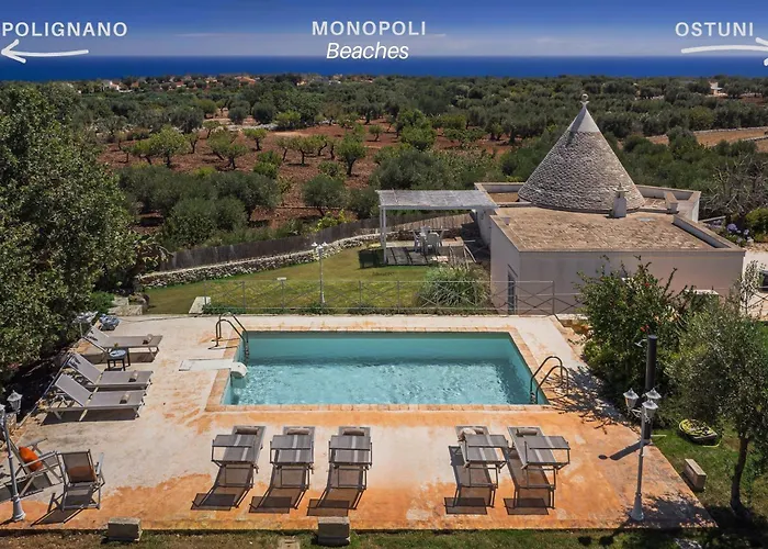 ヴィラ Helloapulia Blu Ocean - Panoramic Trulli With Sea View, Private Pool And Garden - - Pet Friendly