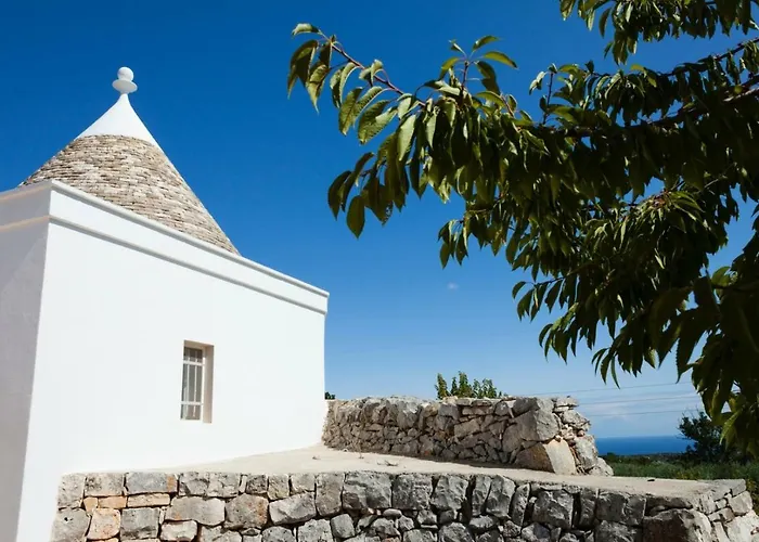 Helloapulia Blu Ocean - Panoramic Trulli With Sea View, Private Pool And Garden - - Pet Friendly *